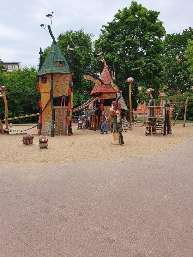 Blue Chili 08 - Magdeburg 2-Zimmer Altbau, Wi-Fi, 5 Pax Dış mekan fotoğraf