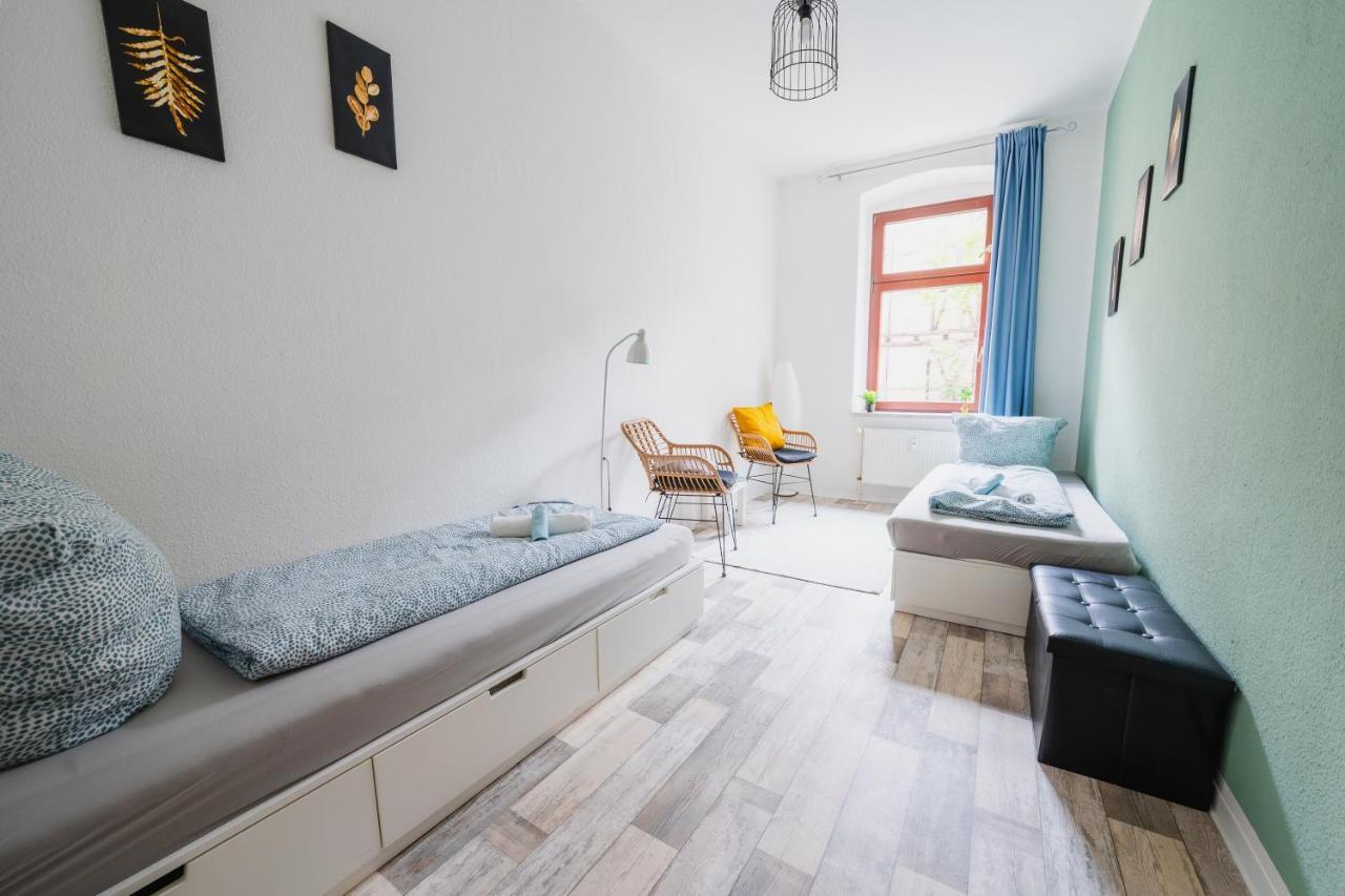 Blue Chili 08 - Magdeburg 2-Zimmer Altbau, Wi-Fi, 5 Pax Dış mekan fotoğraf