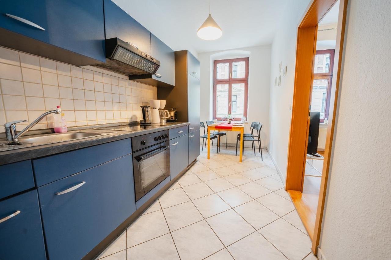 Blue Chili 08 - Magdeburg 2-Zimmer Altbau, Wi-Fi, 5 Pax Dış mekan fotoğraf