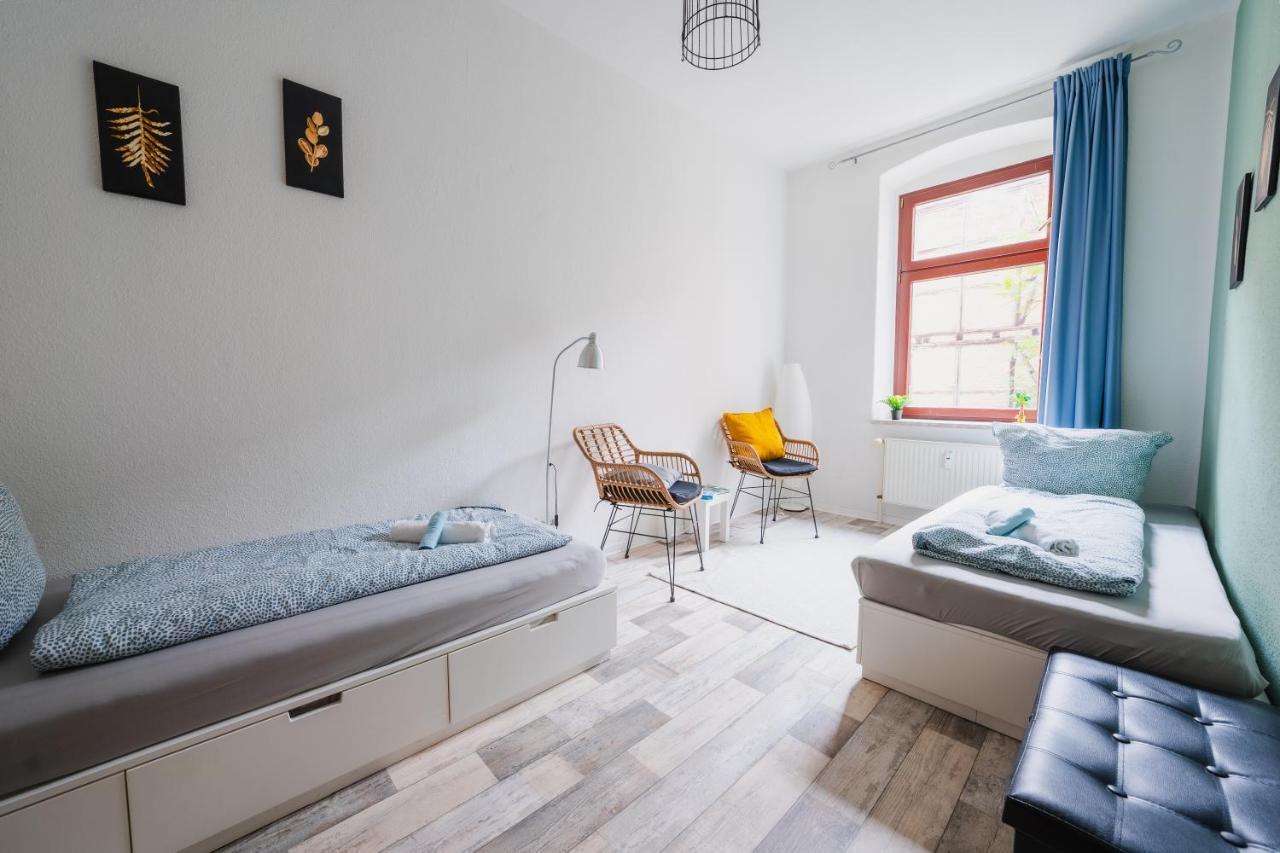Blue Chili 08 - Magdeburg 2-Zimmer Altbau, Wi-Fi, 5 Pax Dış mekan fotoğraf