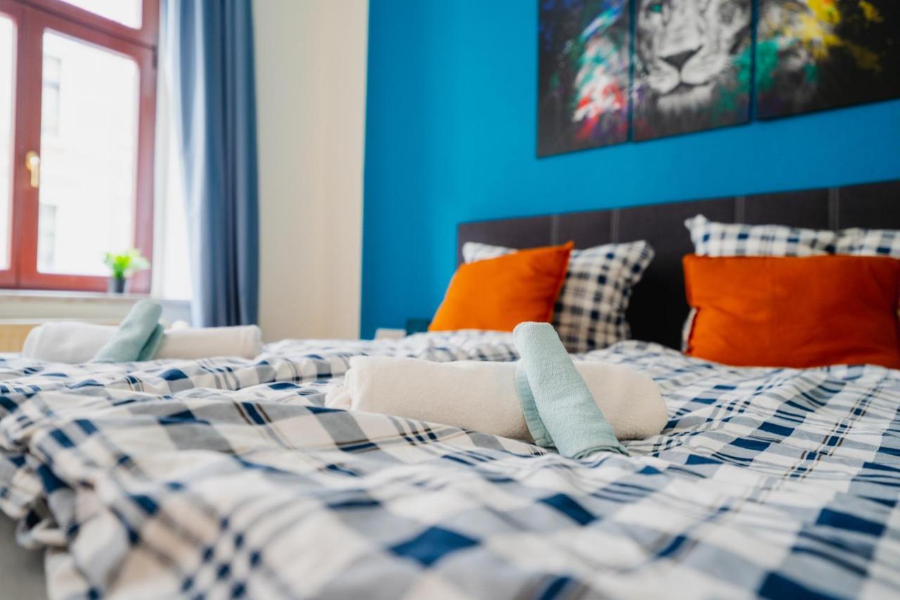 Blue Chili 08 - Magdeburg 2-Zimmer Altbau, Wi-Fi, 5 Pax Dış mekan fotoğraf