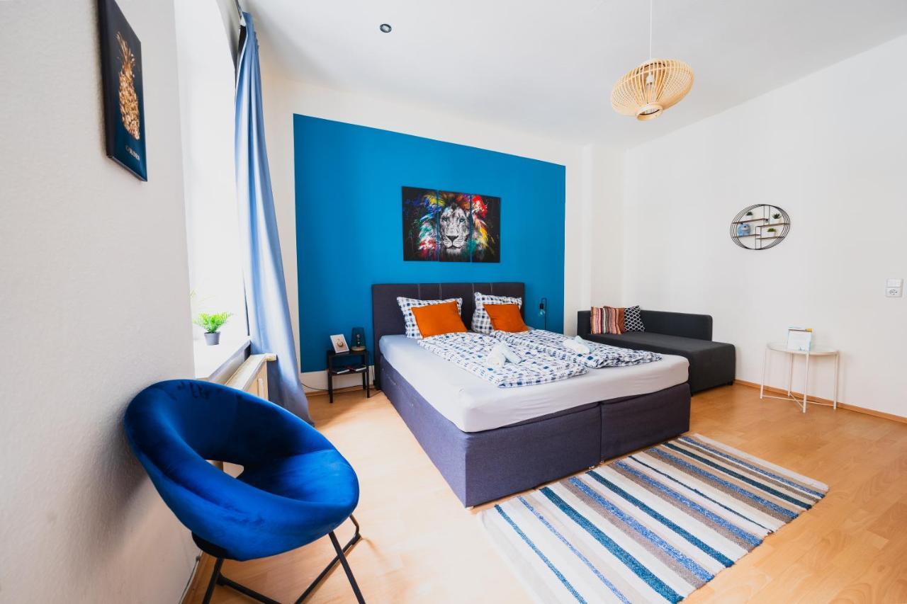 Blue Chili 08 - Magdeburg 2-Zimmer Altbau, Wi-Fi, 5 Pax Dış mekan fotoğraf